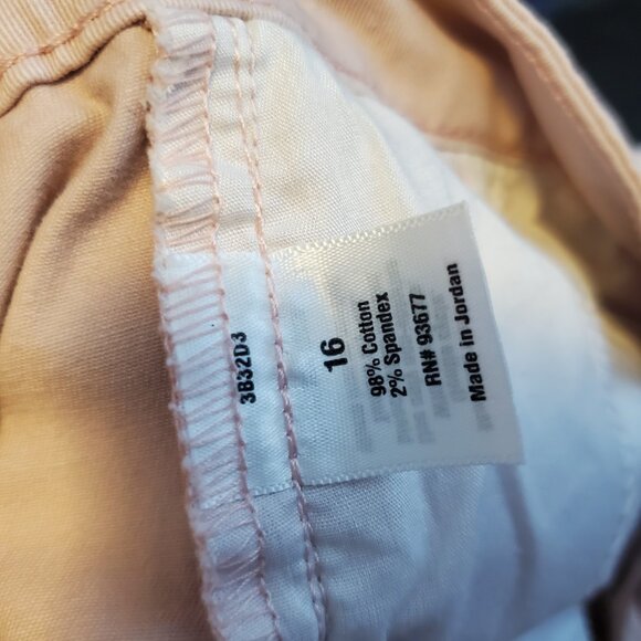 Ana A New Approach Twill Women's Pink Mid Rise 3.5" Inseam Sz 16 Shorts - Picture 10 of 11